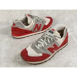 New Balance 574 Shoes Men’s Sz 13 ML574RSB Red White Grey Running Hiking Trainer